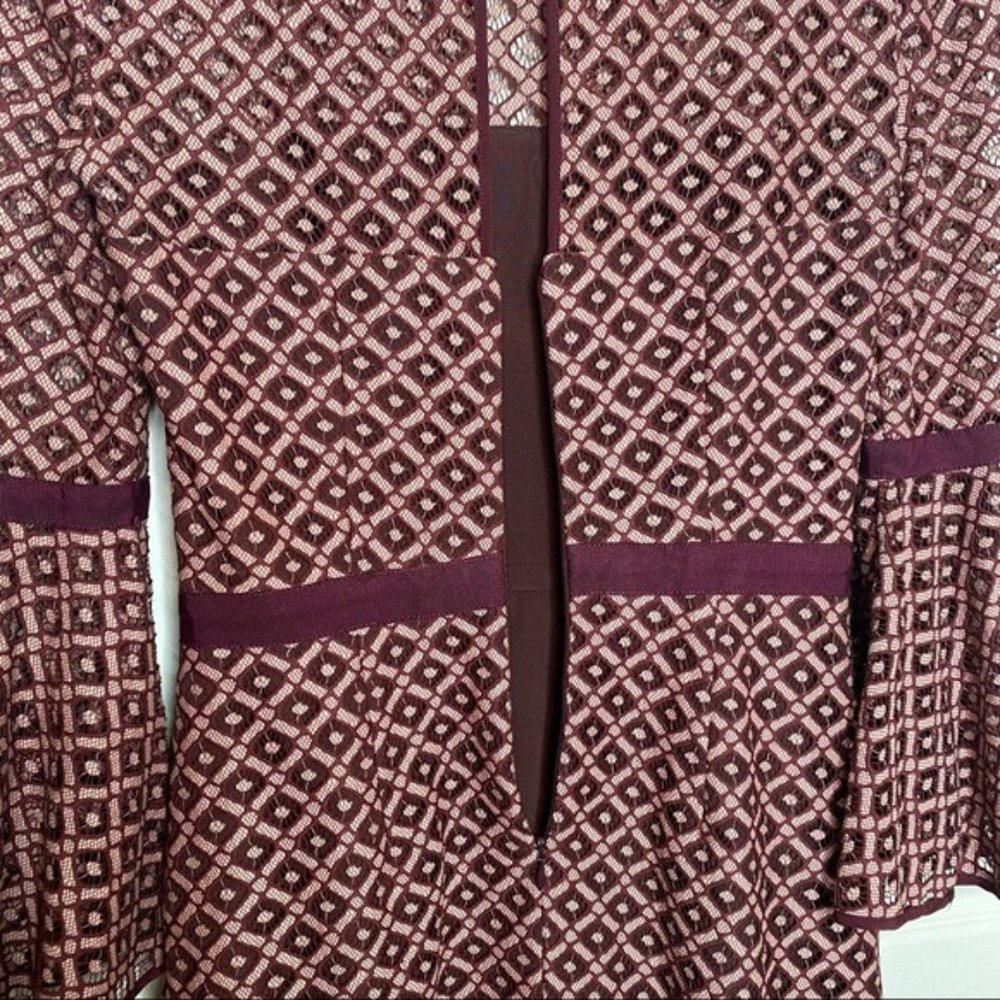 cinq a sept Cossette Lace Bell-Sleeve Dress - Picture 9 of 13